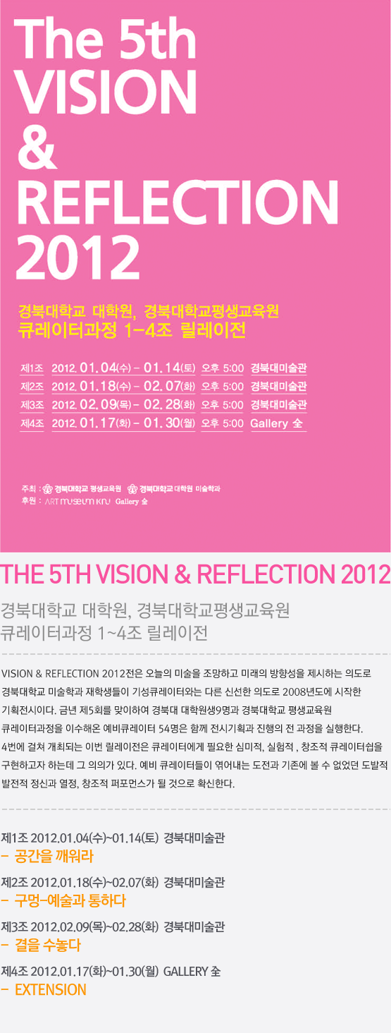 THE 5TH VISION & REFLECTION 2012