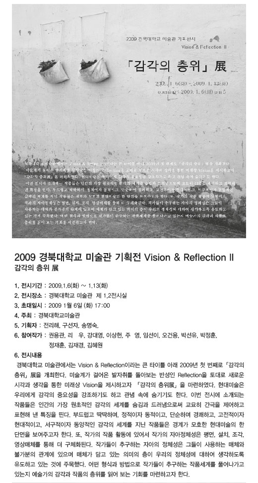 2009 ϴб ̼ ȹ Vision & Reflection II   